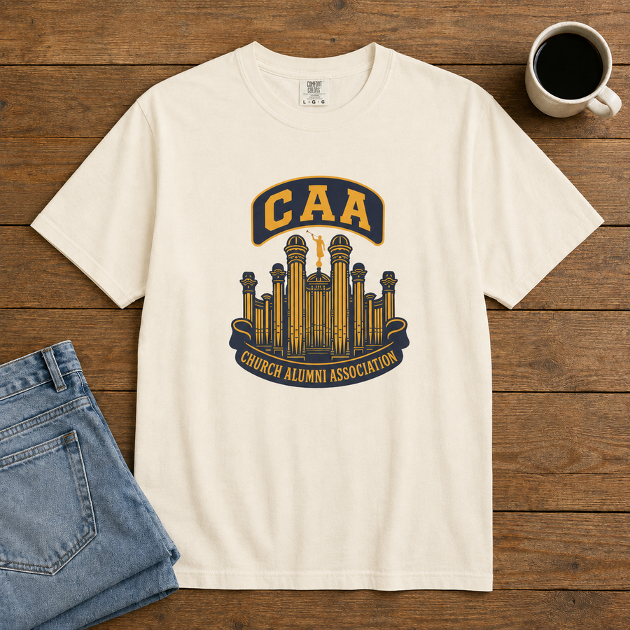 Tabernacle Organ CAA T-Shirt | Comfort Colors 1717 | Church Alumni Association