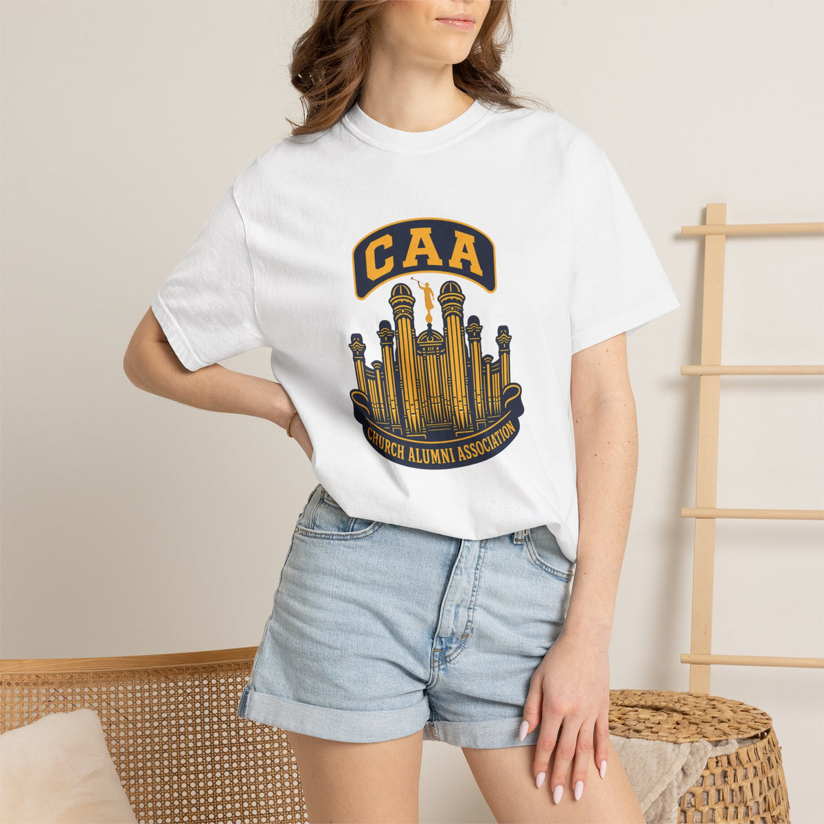 Tabernacle Organ CAA T-Shirt | Comfort Colors 1717 | Church Alumni Association