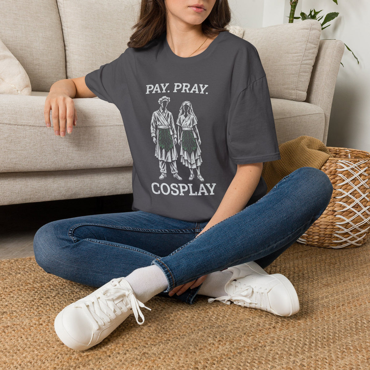 Pay. Pray. Cosplay. T-Shirt | Everyday Lightweight | CAA