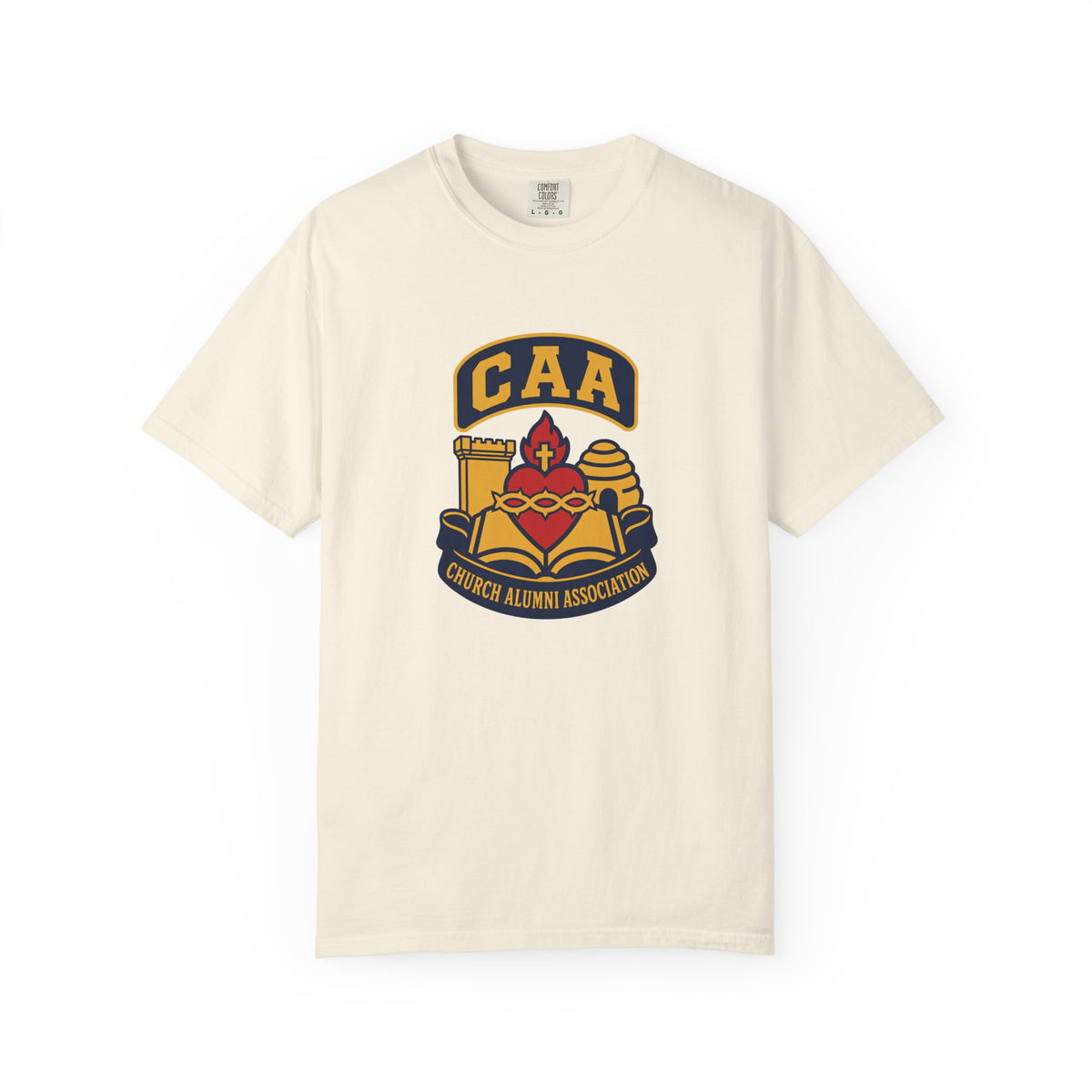 Church Alumni Association Crest T-Shirt | Comfort Colors 1717 | CAA