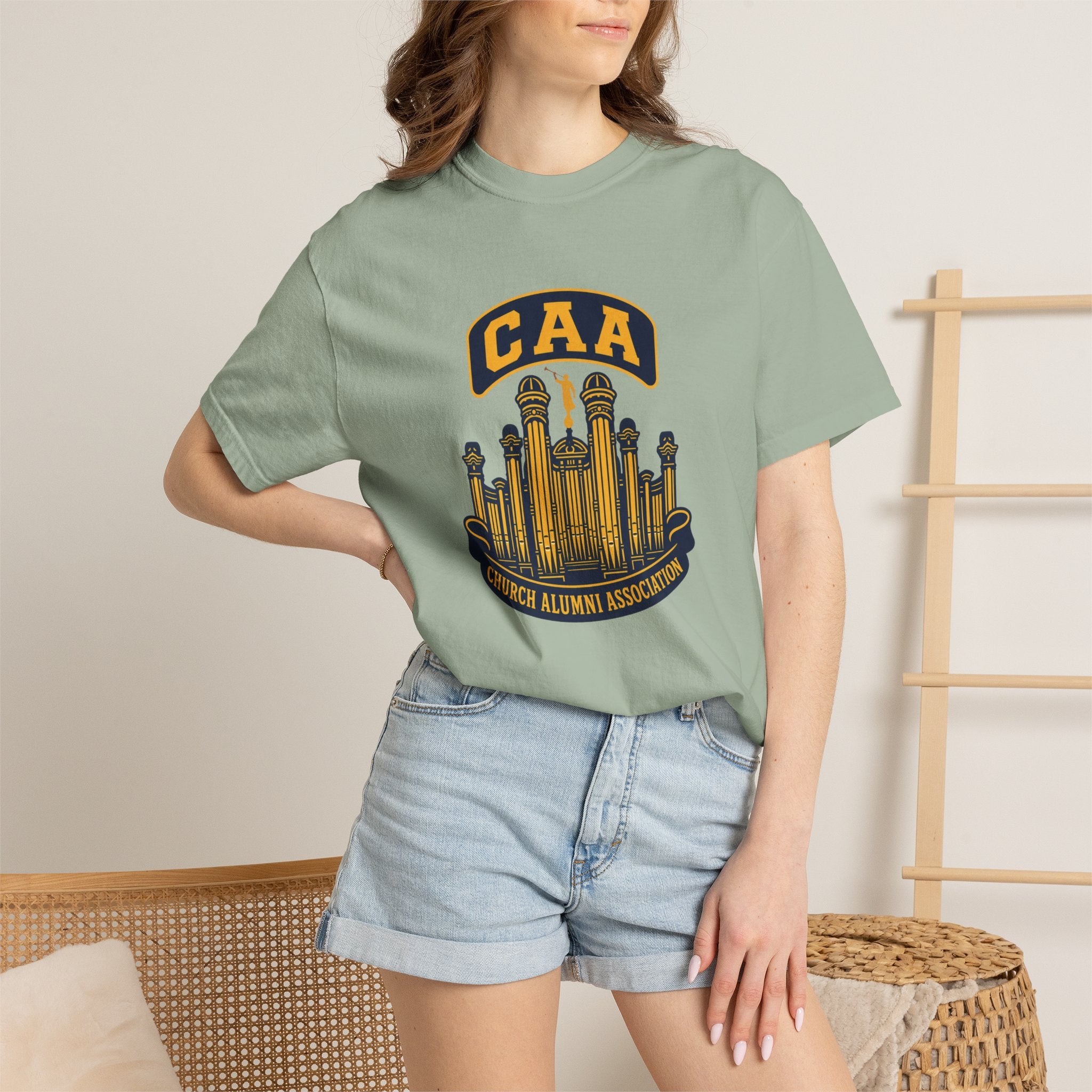Tabernacle Organ CAA T-Shirt | Comfort Colors 1717 | Church Alumni Association