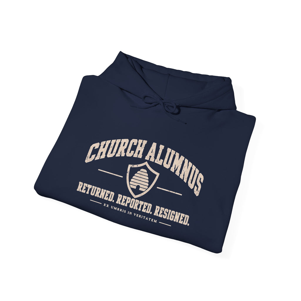 Church Alumnus Everyday Hoodie | Navy | Gildan 18500