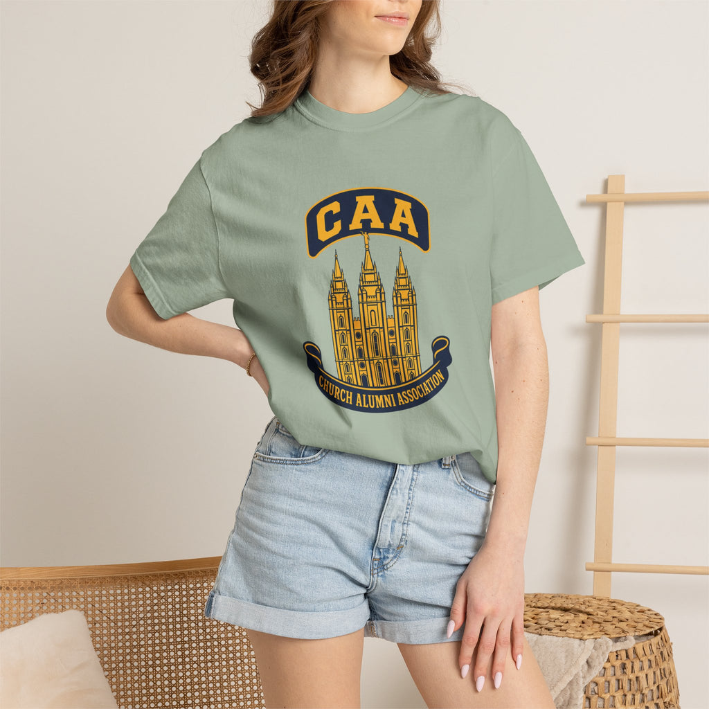 Salt Lake Temple CAA T-Shirt | Comfort Colors 1717 | Church Alumni Association