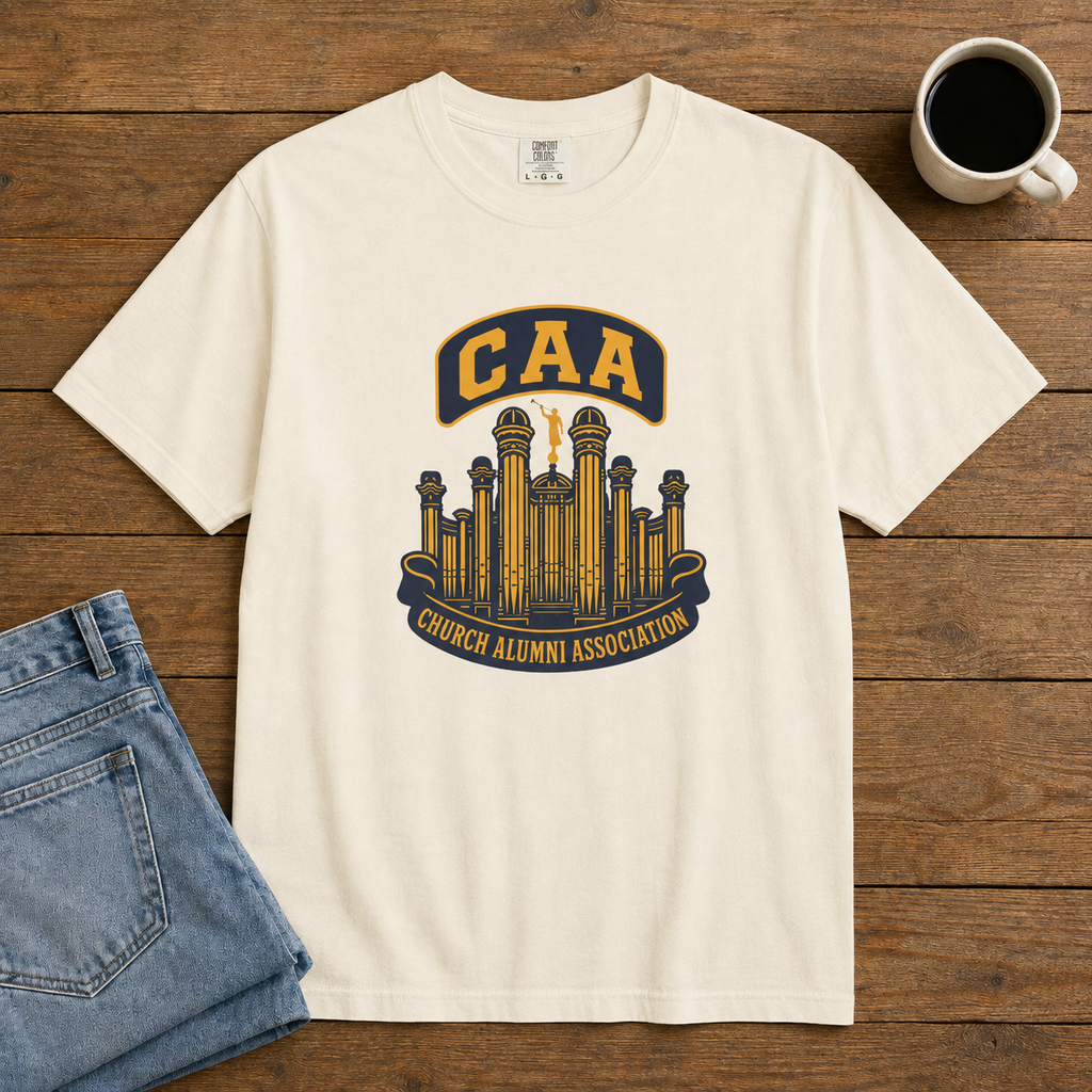 Tabernacle Organ CAA T-Shirt | Comfort Colors 1717 | Church Alumni Association