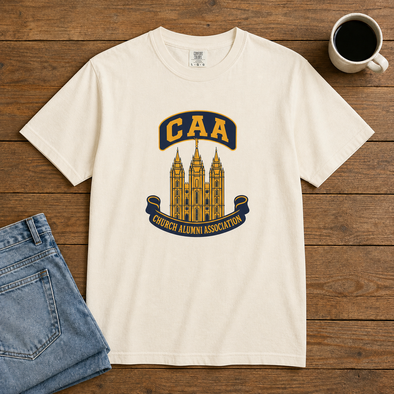 Salt Lake Temple CAA T-Shirt | Comfort Colors 1717 | Church Alumni Association