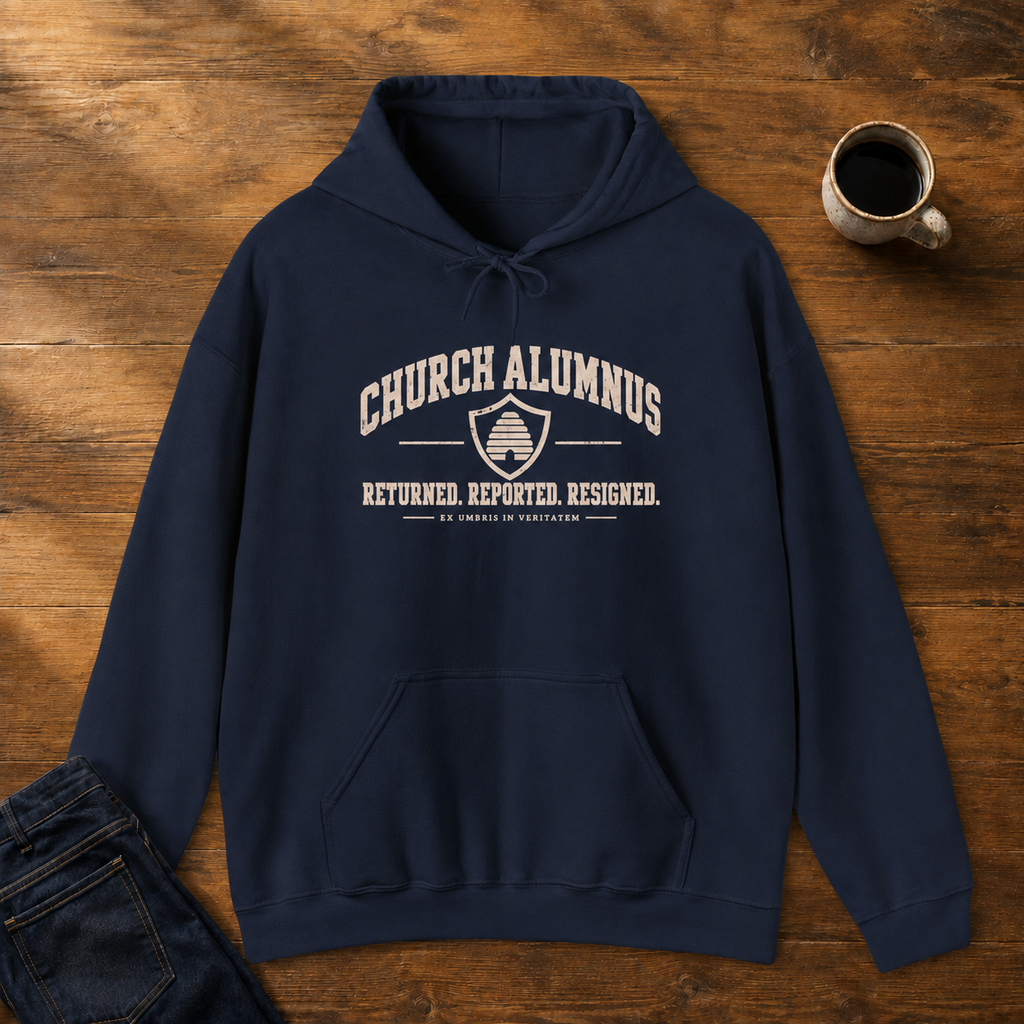 Church Alumnus Everyday Hoodie | Navy | Gildan 18500