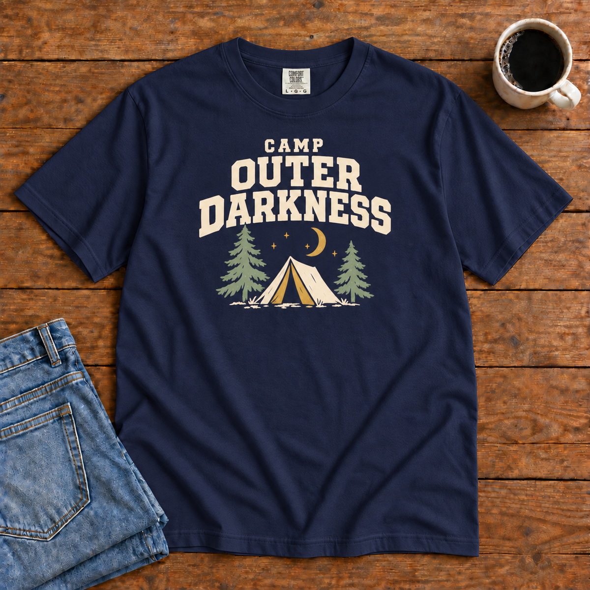 Camp Outer Darkness T-Shirt | Comfort Colors 1717 | CAA