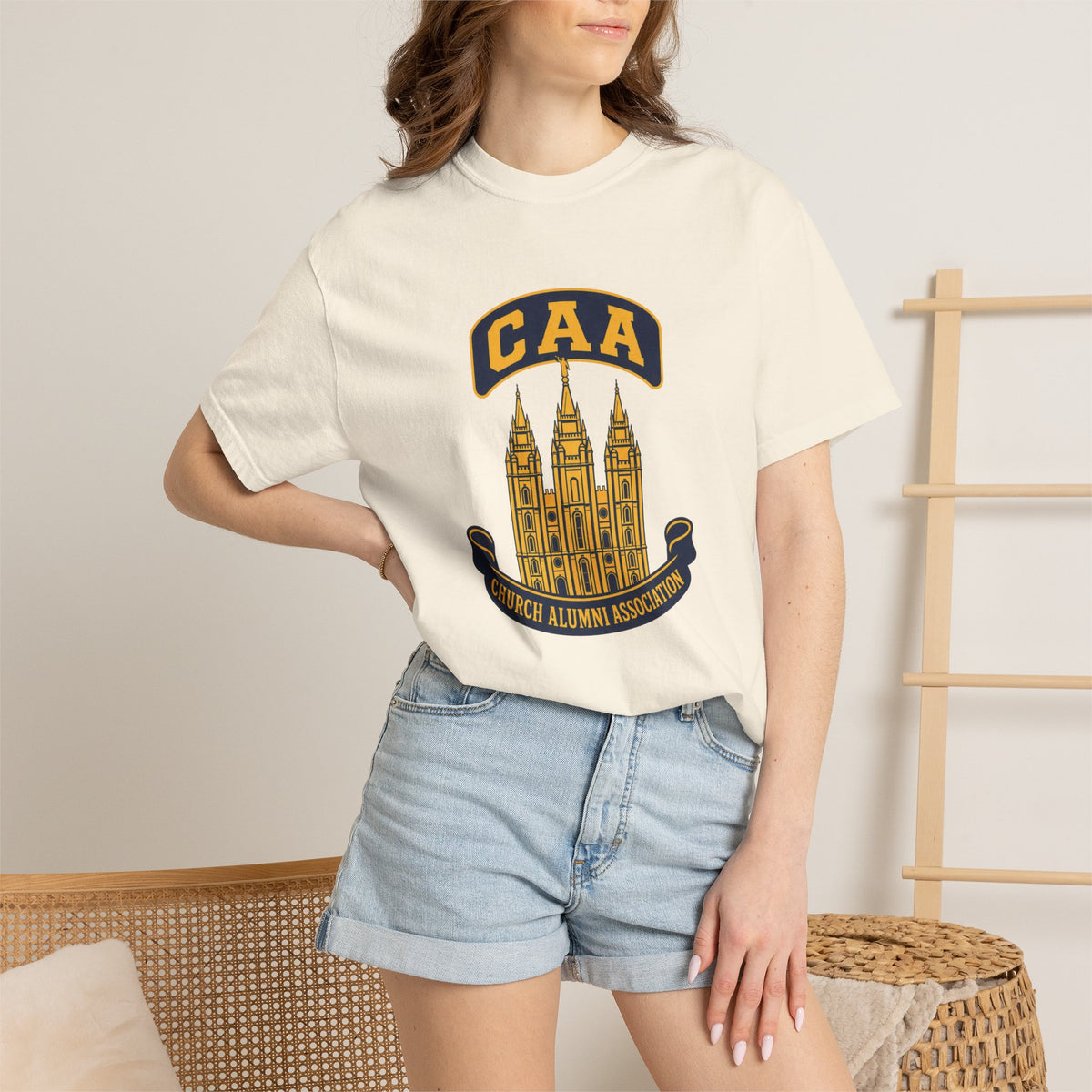Salt Lake Temple CAA T-Shirt | Comfort Colors 1717 | Church Alumni Association