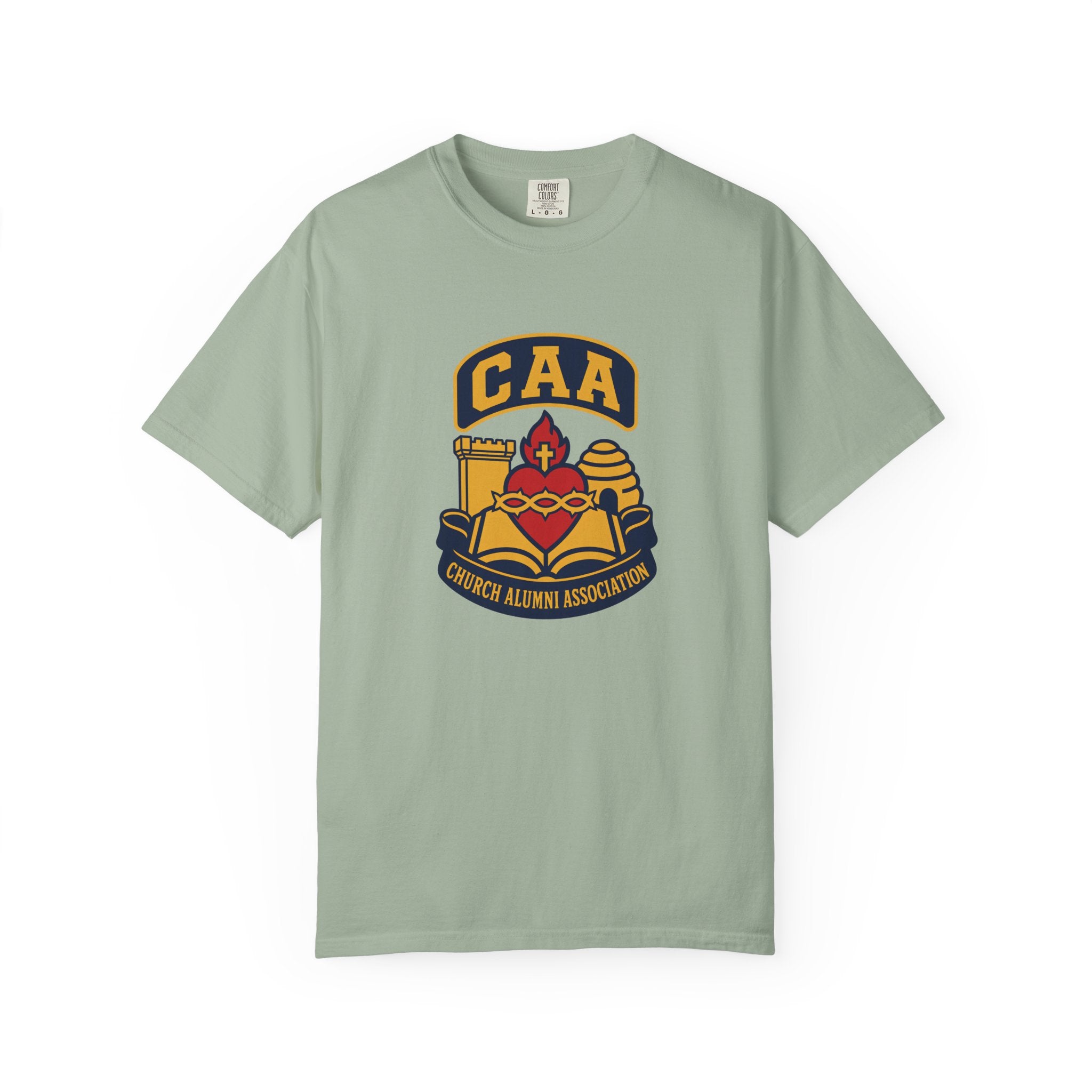 Church Alumni Association Crest T-Shirt | Comfort Colors 1717 | CAA