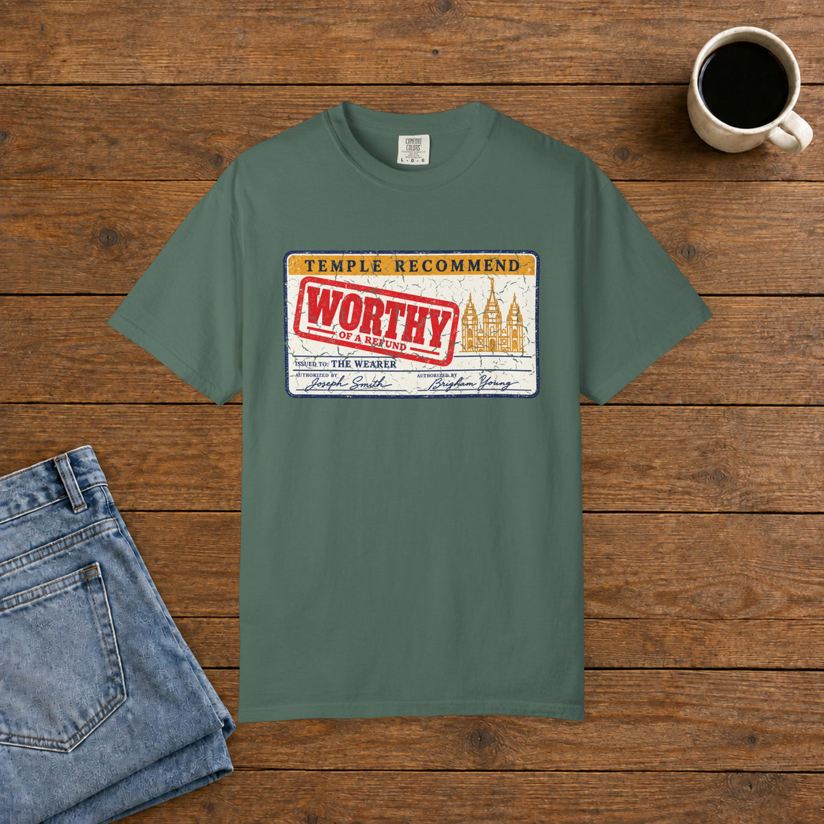ExMo Worthy of a Refund T-Shirt | Comfort Colors 1717 | CAA