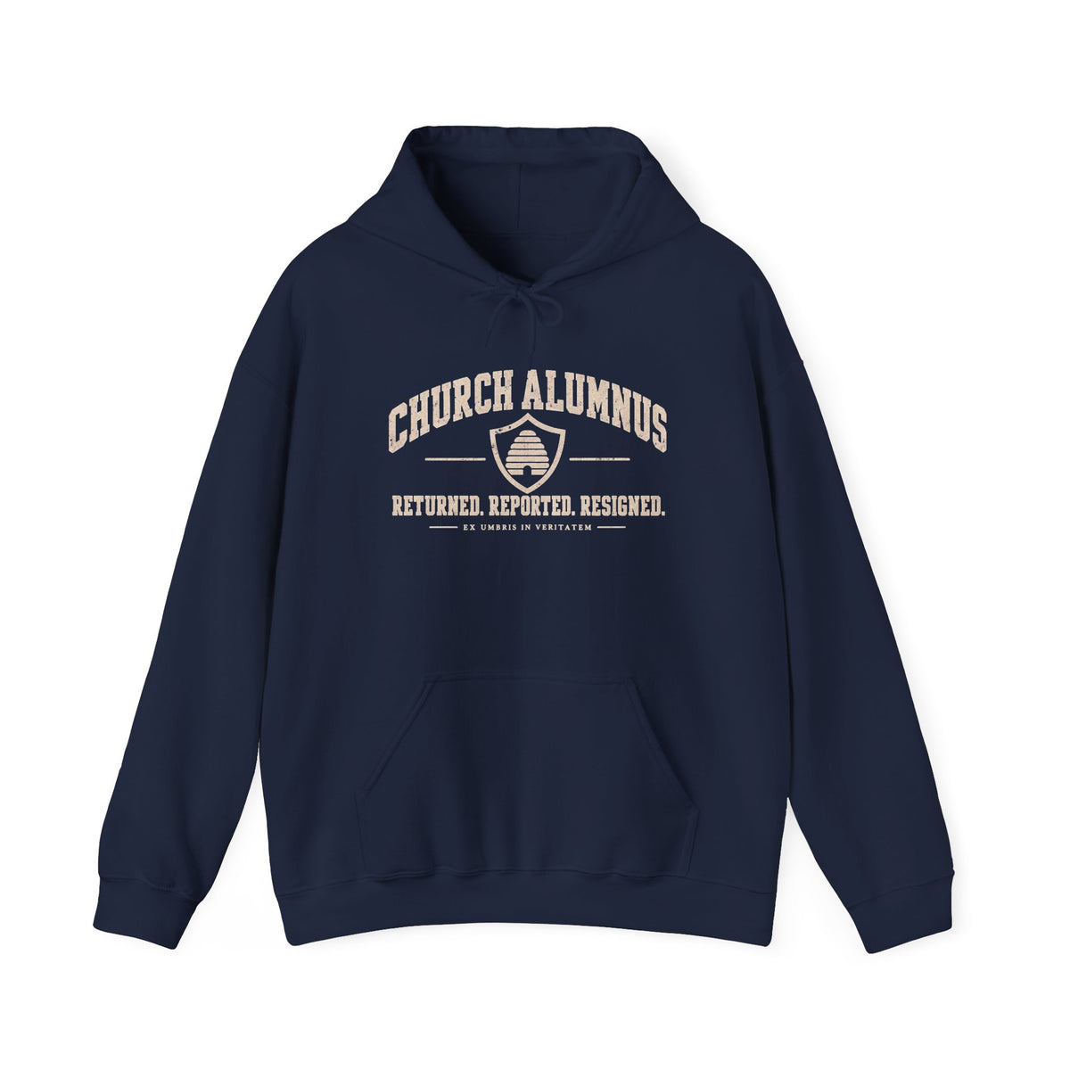 Church Alumnus Everyday Hoodie | Navy | Gildan 18500