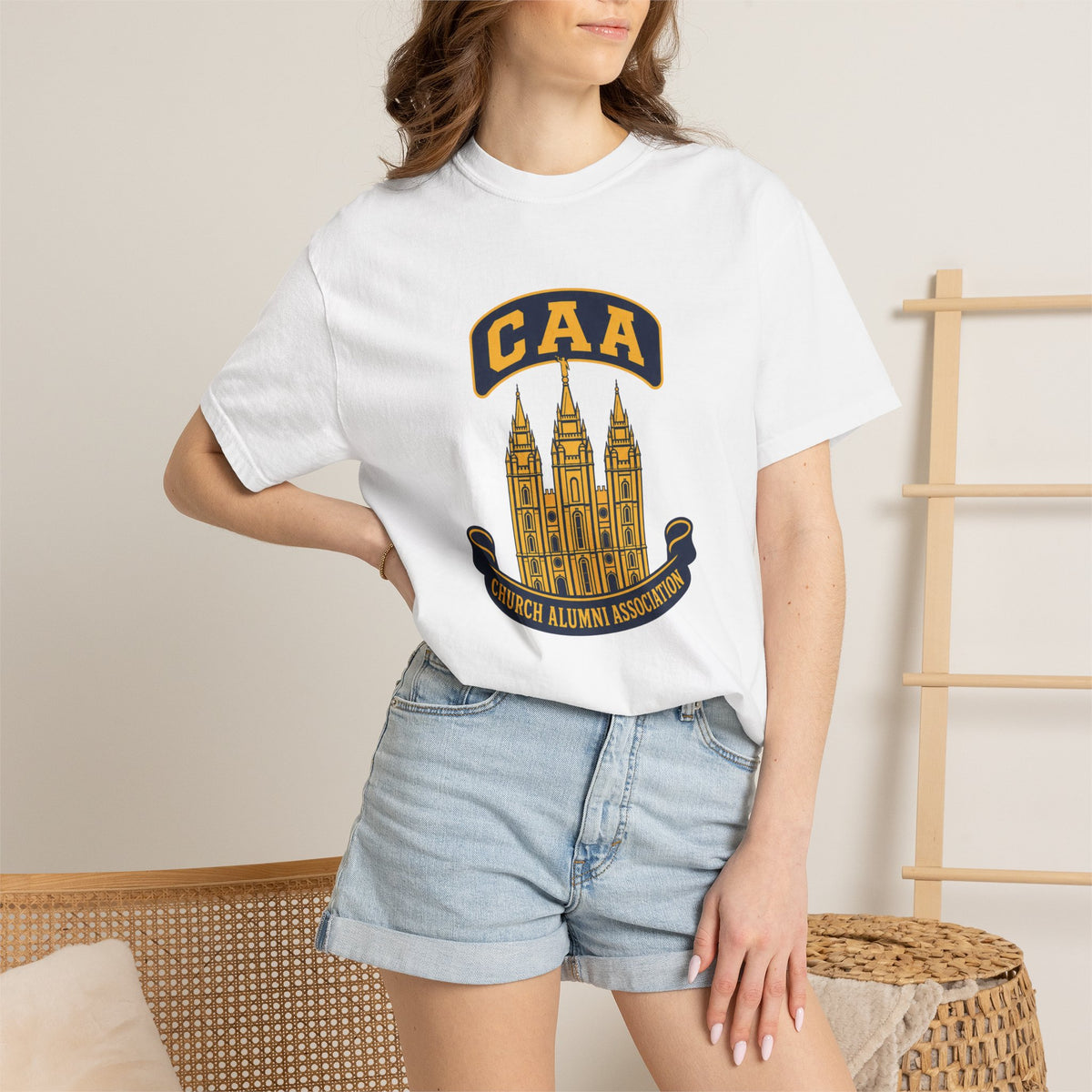 Salt Lake Temple CAA T-Shirt | Comfort Colors 1717 | Church Alumni Association