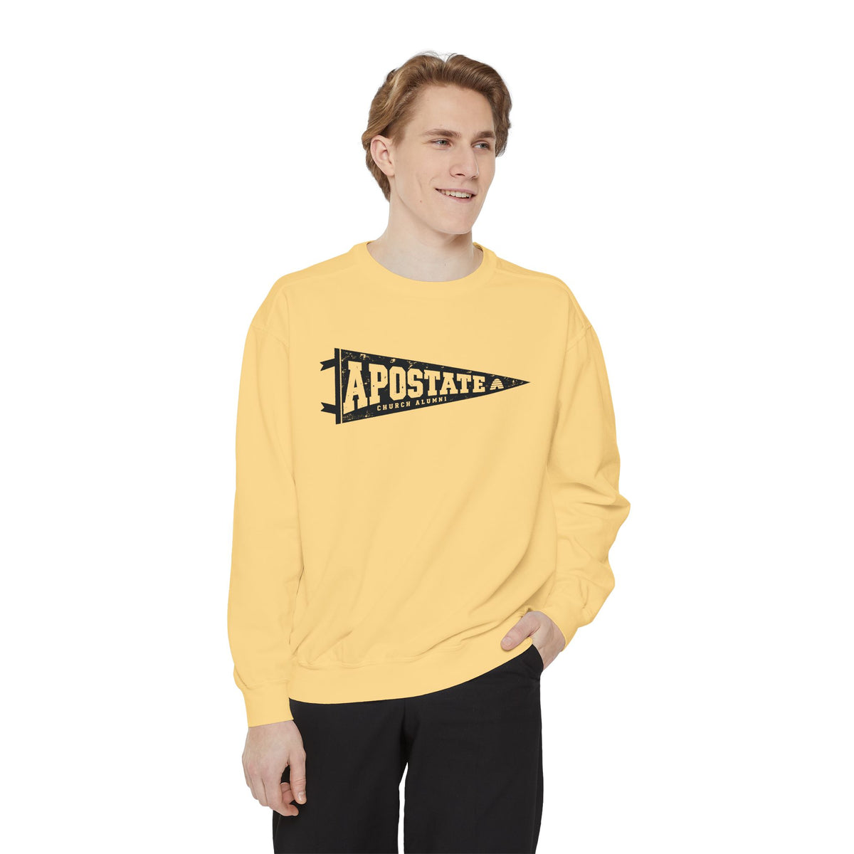 Apostate Pennant Premium Heavyweight Sweatshirt | Comfort Colors 1566 | CAA