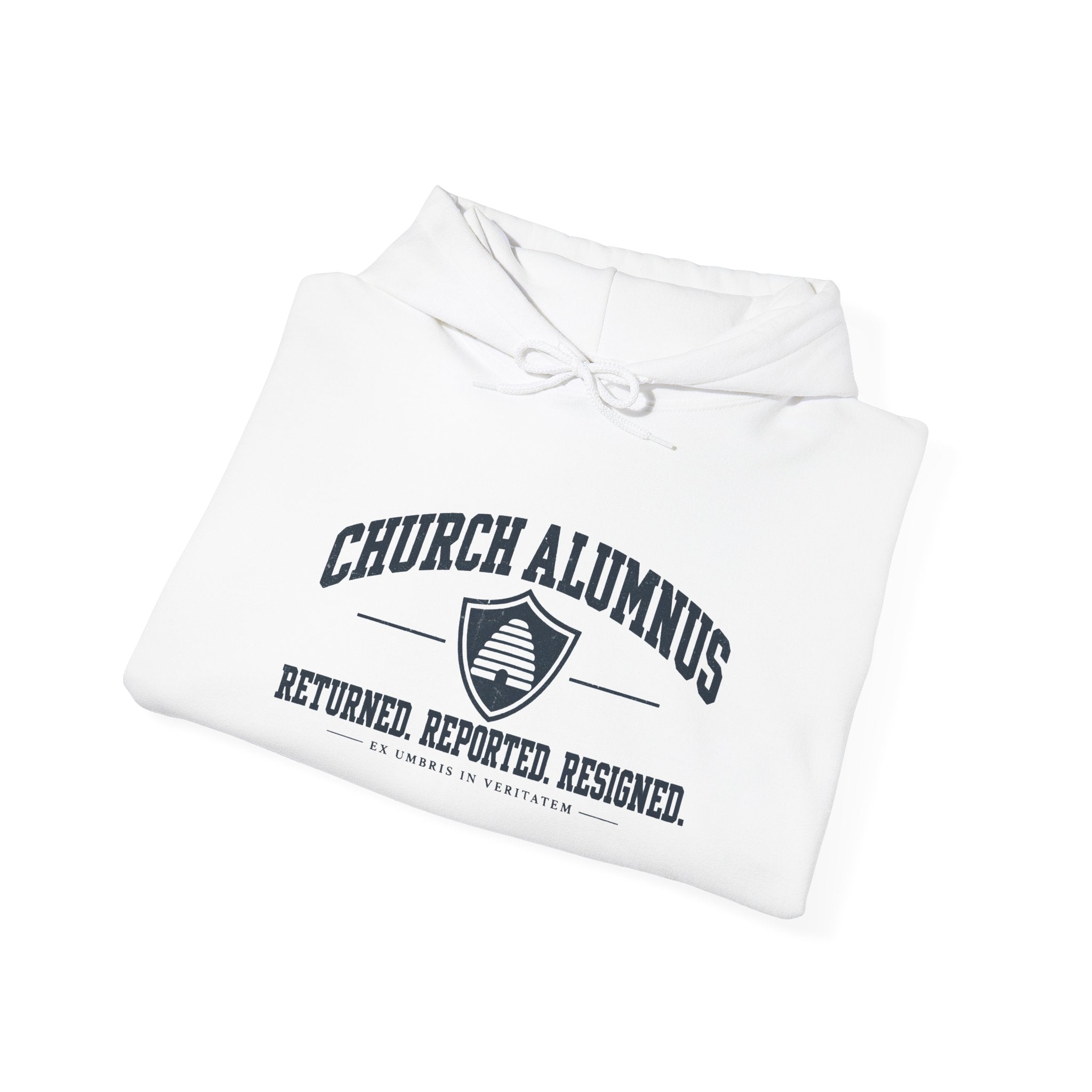 Church Alumnus Everyday Hoodie | White | Gildan 18500