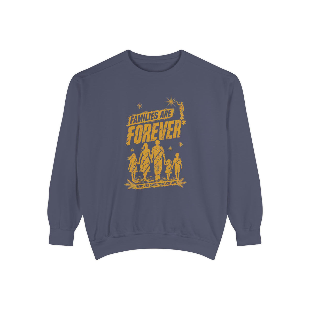 Families Are Forever* Christmas Sweatshirt | Comfort Colors 1566 | CAA